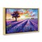 Stupell Industries Lavender Field Landscape Sunset Floating Frame By Leon Devenice